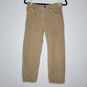 EMPYRE Tan Corduroy Pants Y2K Skater Style Size 25